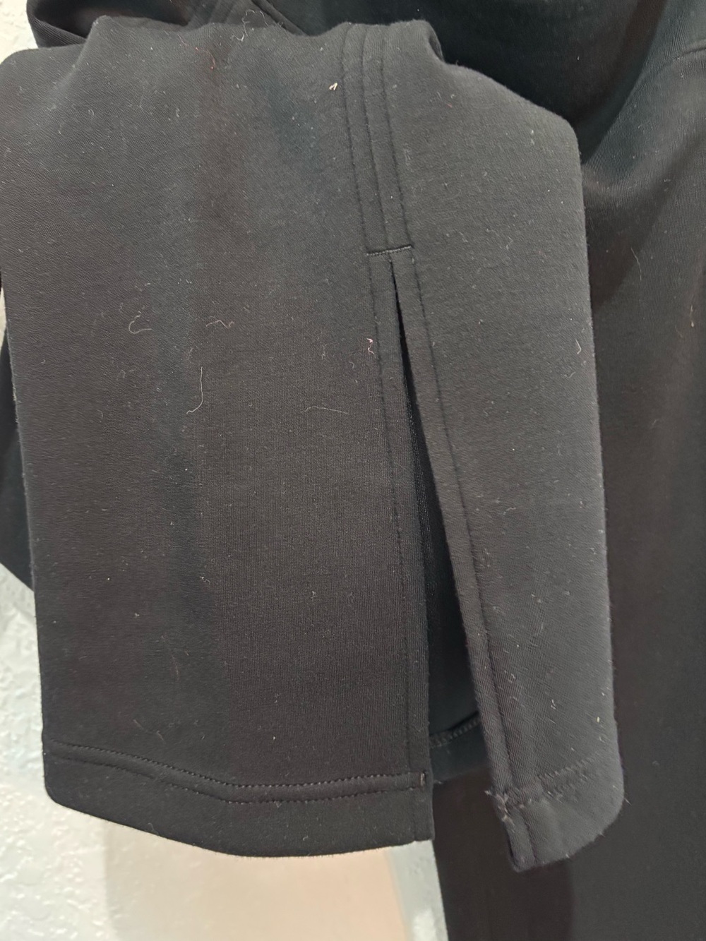 Preowned Spanx leggings wide leg black petite sz:S bottom cut #174 - Picture 6 of 6